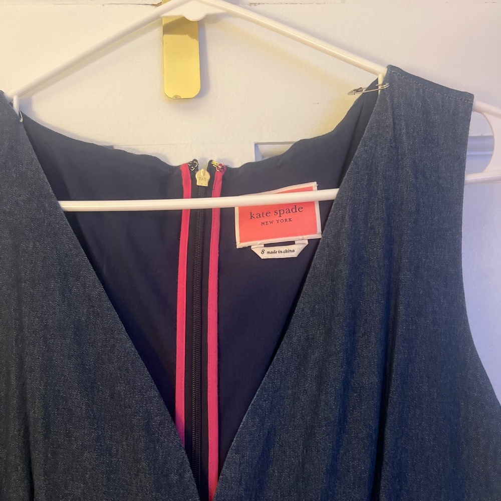 Kate Spade_Chambray Dress_Size 8 - Picture 3 of 3